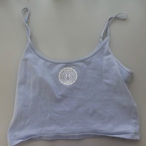 baby blue hollister tank